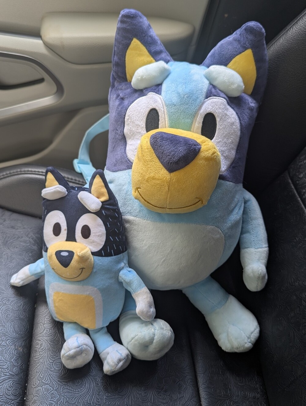 NWT Bluey Plush 18" Backpack Accessory Innovations TY Beanie 9" Toy Lot Set